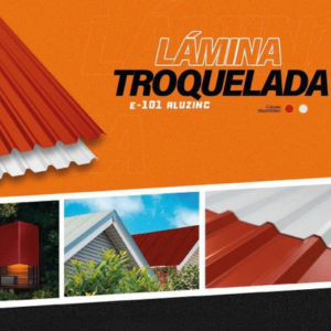 Lámina Aluzinc Prepintada Troquelada
